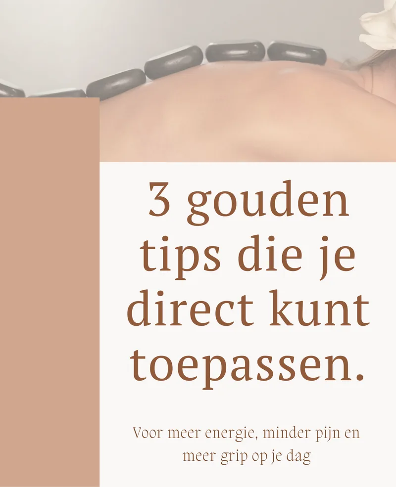 De omslag van het e-book: 3 gouden tips die je direct kunt toepassen